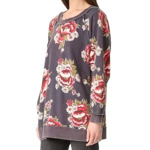 FreePeople “Go On Get Floral” Sweatshirt